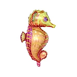 Deniz Atı Folyo Balon Sarı