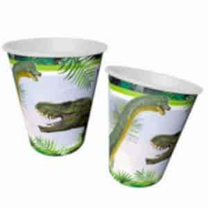 Vahşi Jurassic Karton Bardak 8 Adet