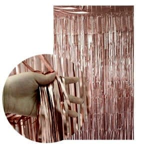 Metalize Rose Gold Arka Fon Kapı Süsü