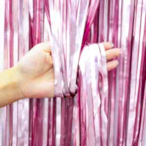 Metalize Pembe Arka Fon Kapı Süsü