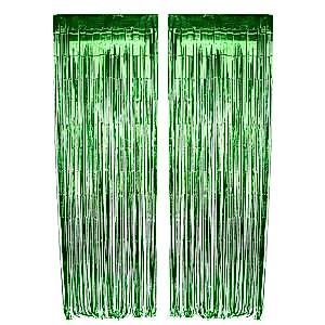 Metalize Yeşil Arka Fon Kapı Süsü