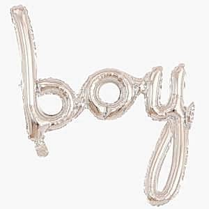 Boy Folyo Balon Gümüş