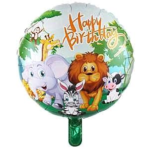 Safari Happy Birthday Folyo Balon