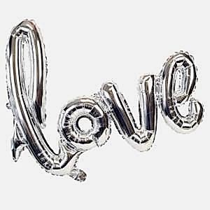 Folyo Balon Love Gümüş