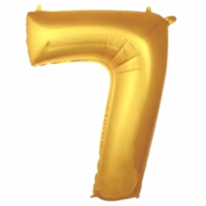7 Rakam Folyo Balon Altın 76 cm