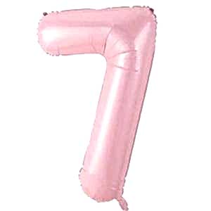 7 Rakam Folyo Balon Pembe 76 cm