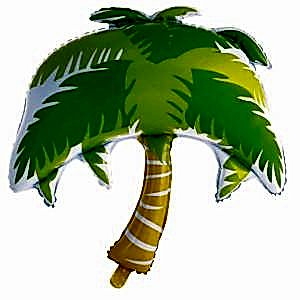 Palmiye Ağacı Folyo Balon